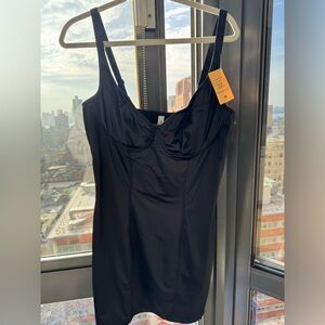 Popilush The Shapewear Dress Corset Style Satin Bodycon